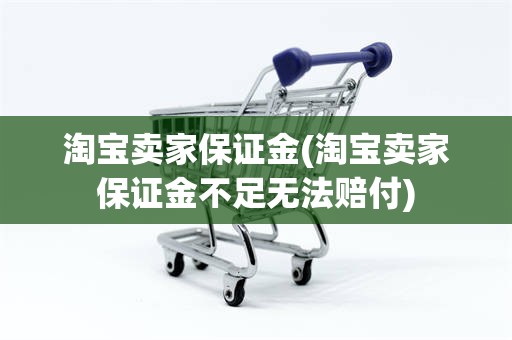 淘宝卖家保证金(淘宝卖家保证金不足无法赔付)