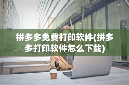 拼多多免费打印软件(拼多多打印软件怎么下载)