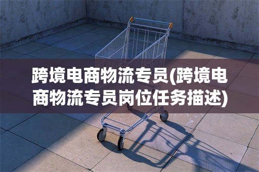 跨境电商物流专员(跨境电商物流专员岗位任务描述)