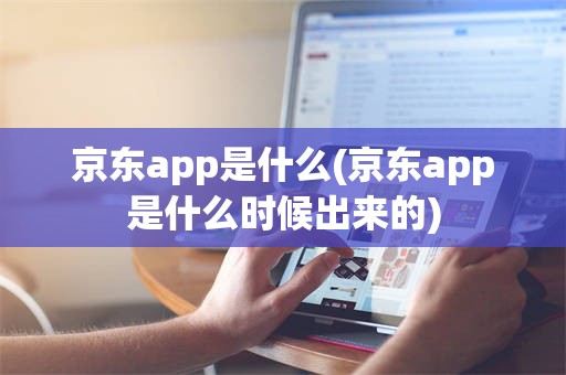 京东app是什么(京东app是什么时候出来的)