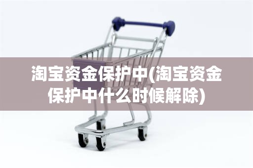 淘宝资金保护中(淘宝资金保护中什么时候解除)